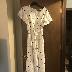 Lane Bryant polka dot dress